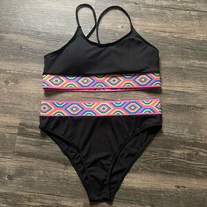☘️☘️ NWOT Ribbed two piece swimsuit